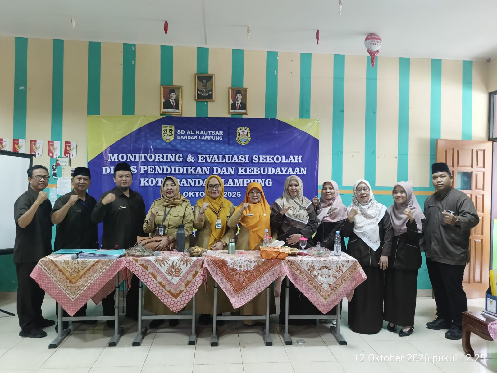 Dinas Pendidikan dan Kebudayaan Kota Bandar Lampung Laksanakan Monev Pembelajaran dan Budaya Positif di SD Al Kautsar